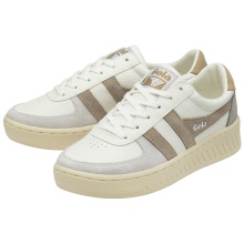 Gola Sneaker Grandslam Trident 2024 weiss/hellgrau/beige Damen